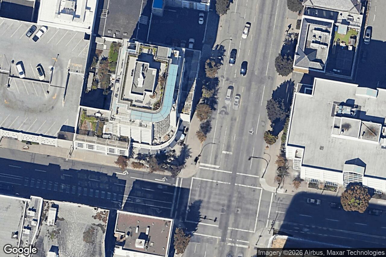 Aerial view of 1406 Blanshard St, Victoria