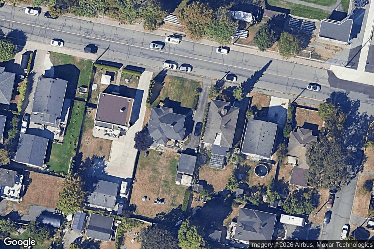 Aerial view of 1157 Lyall St, Esquimalt