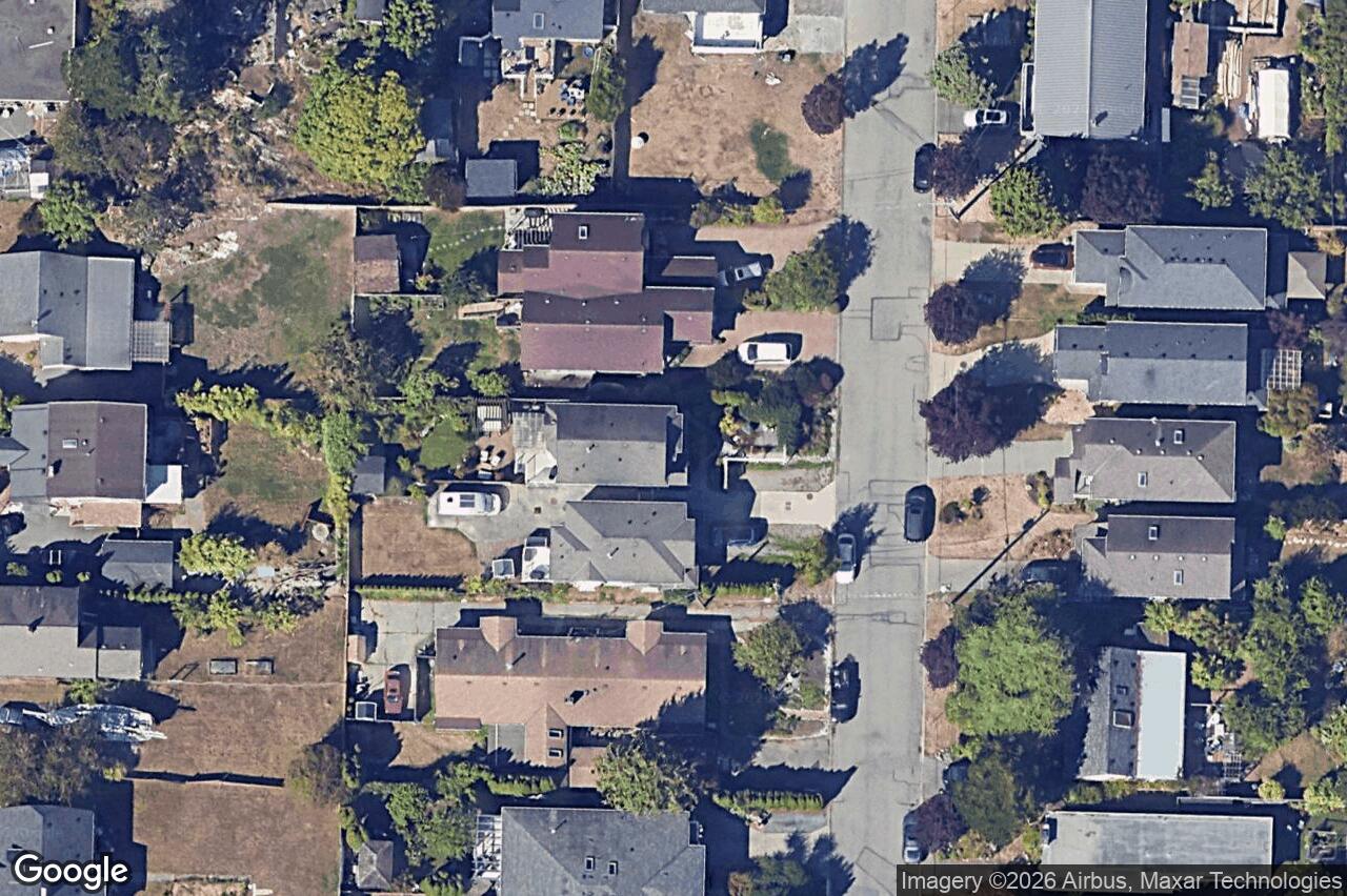 Aerial view of 486 Foster St, Esquimalt