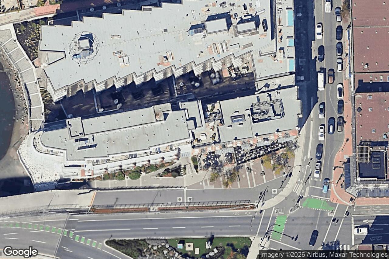 Aerial view of 320 – 1610 Store St, Victoria