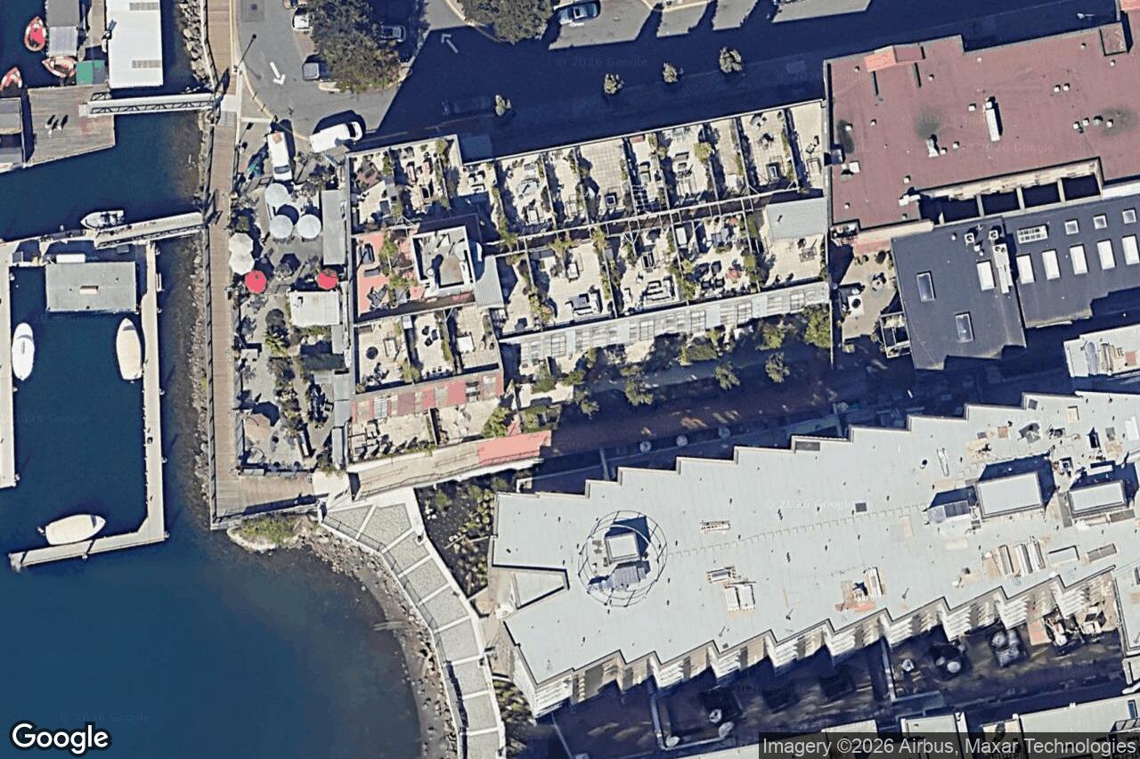 Aerial view of 725 – 1628 Store St, Victoria