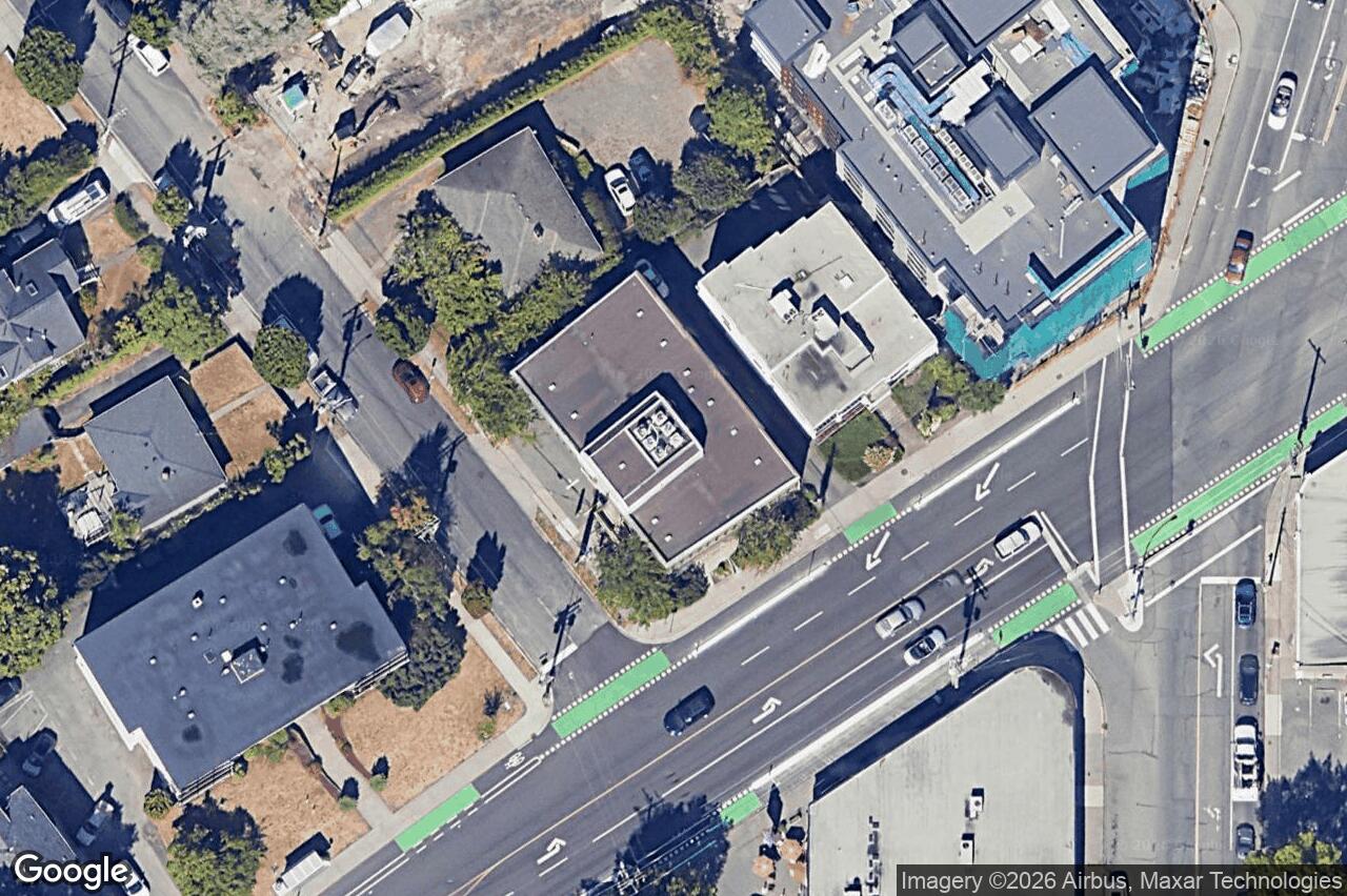 Aerial view of 100 – 1770 Fort St, Victoria