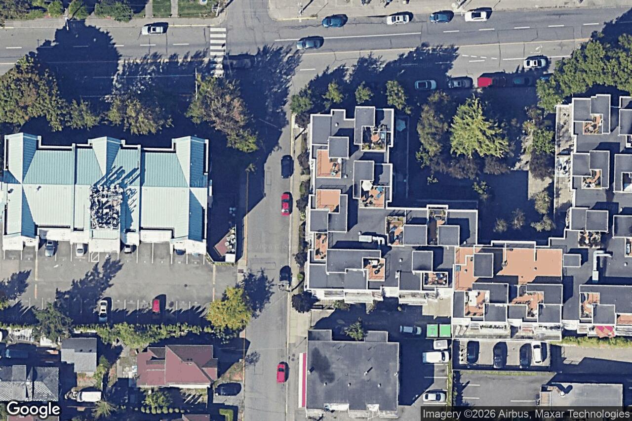 Aerial view of 304 – 1315 Esquimalt Rd, Esquimalt