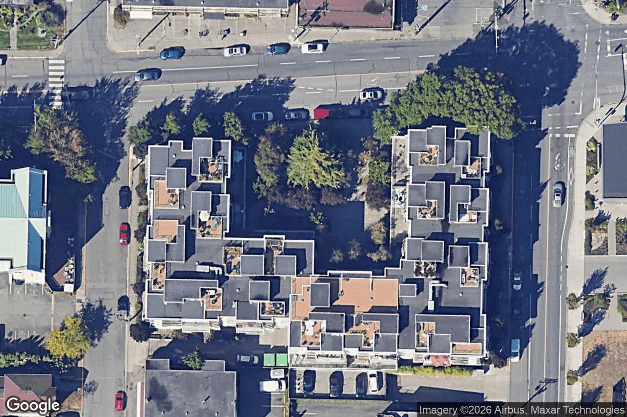 Aerial view of 312 – 1315 Esquimalt Rd, Esquimalt