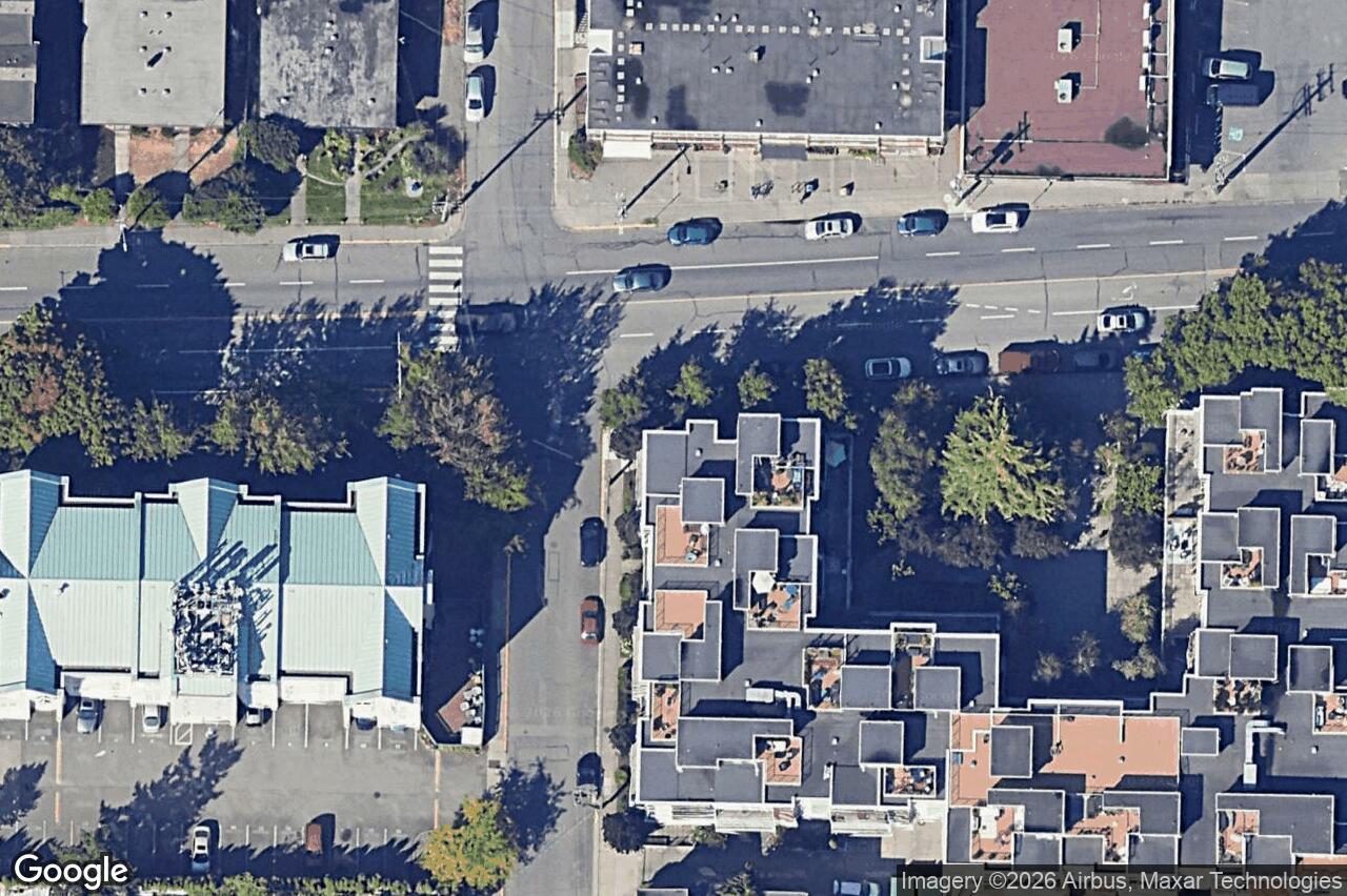 Aerial view of 305 – 1315 Esquimalt Rd, Esquimalt