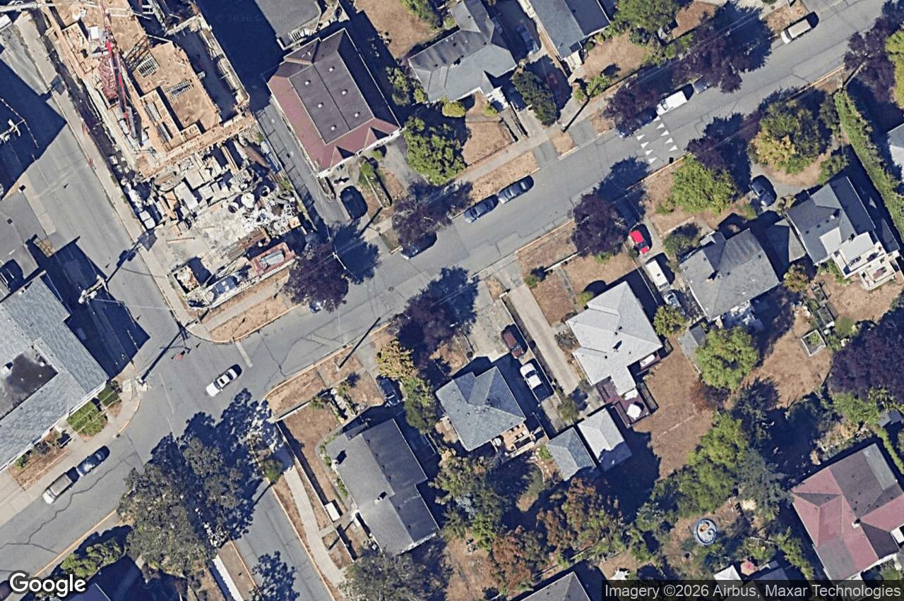 Aerial view of 877 Wollaston St, Esquimalt