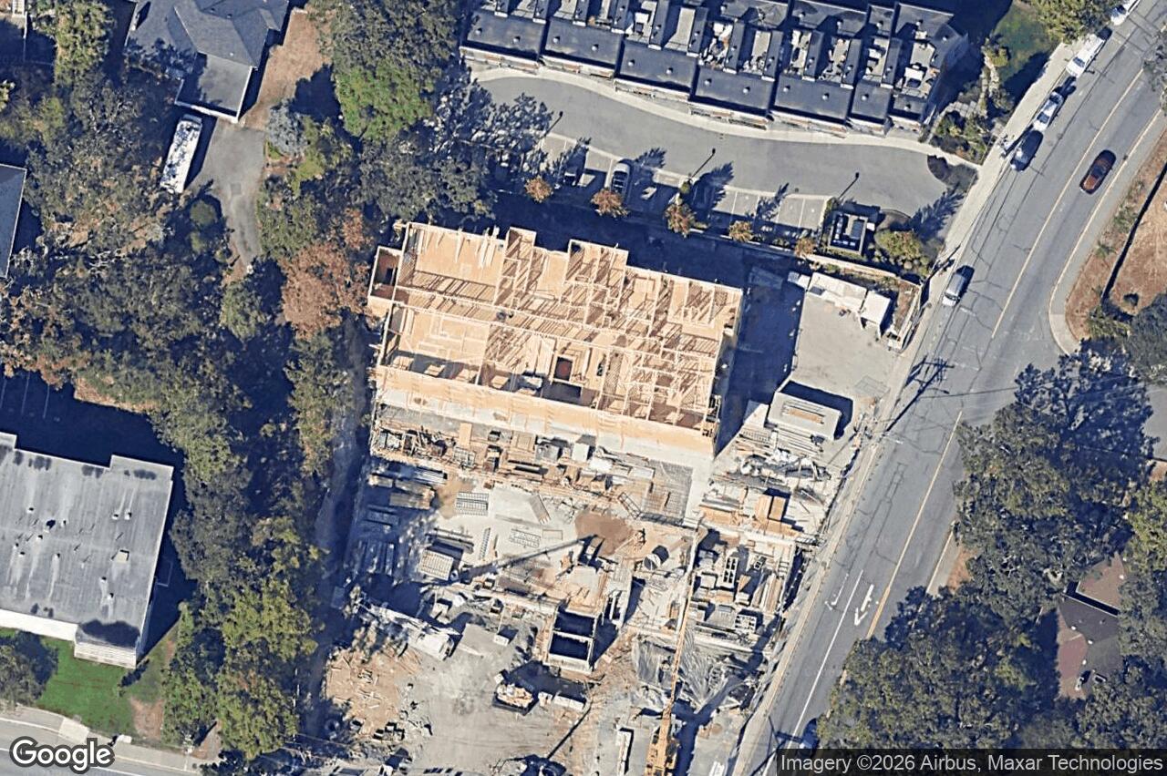 Aerial view of 305 – 610 Lampson St, Esquimalt
