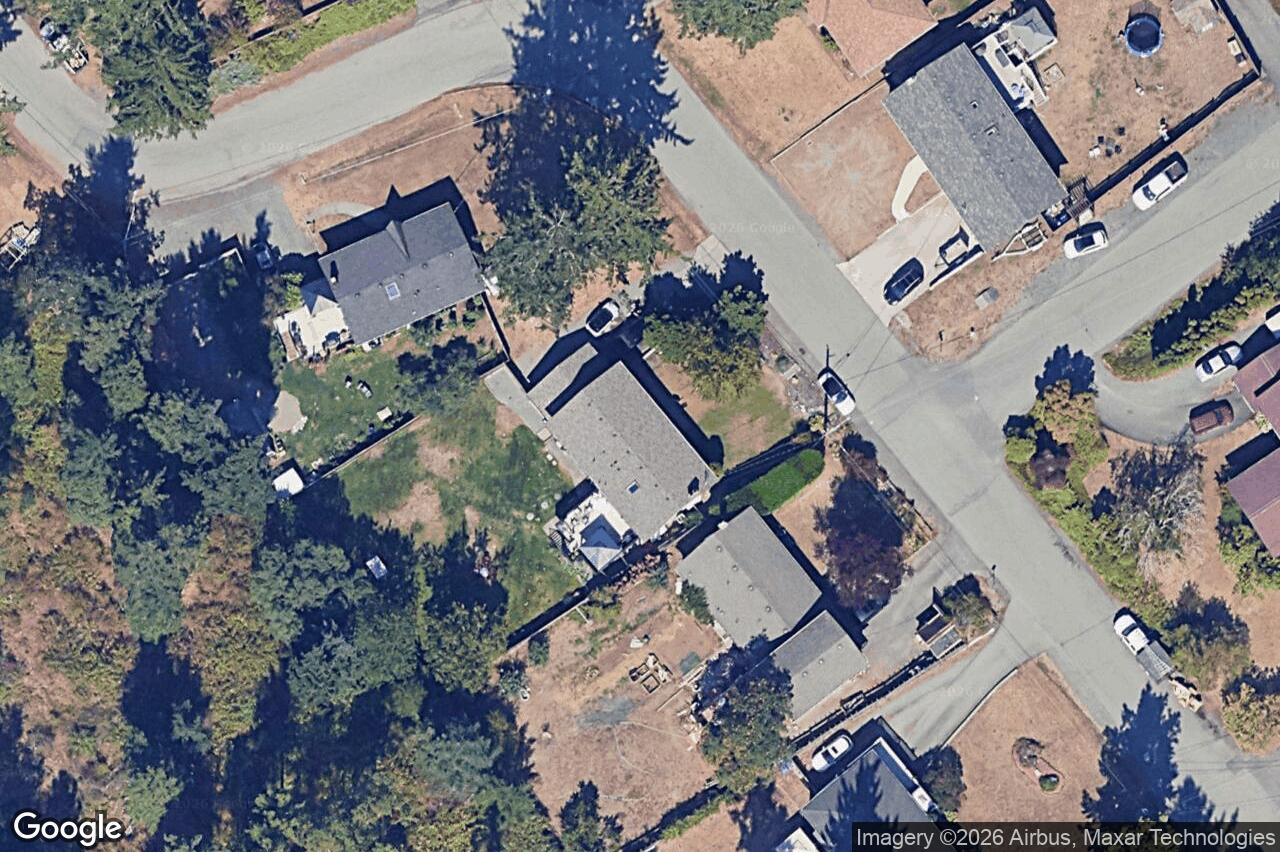 Aerial view of 641 Jadel Dr, Colwood