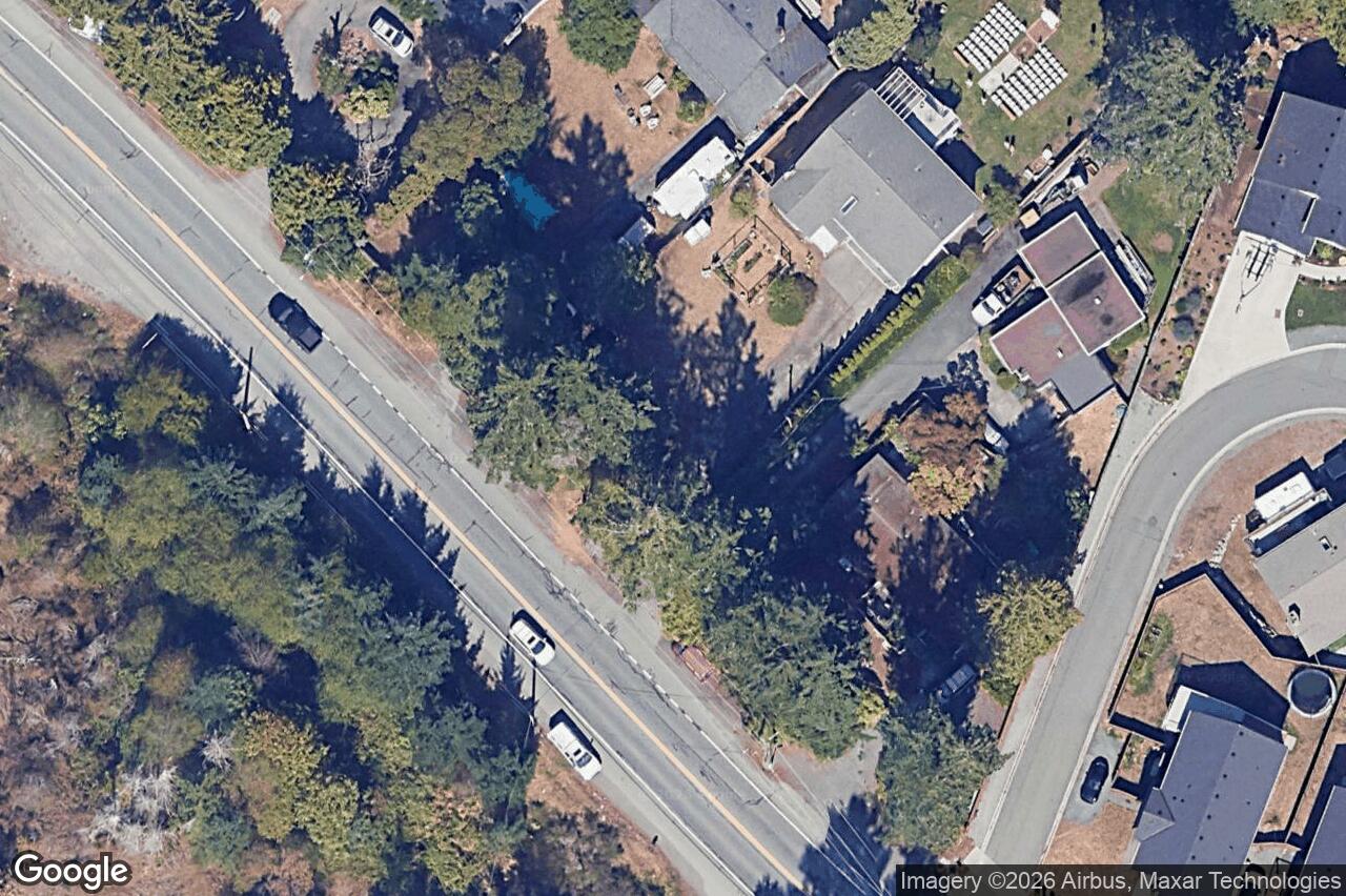 Aerial view of 2444 Sooke Rd, Colwood