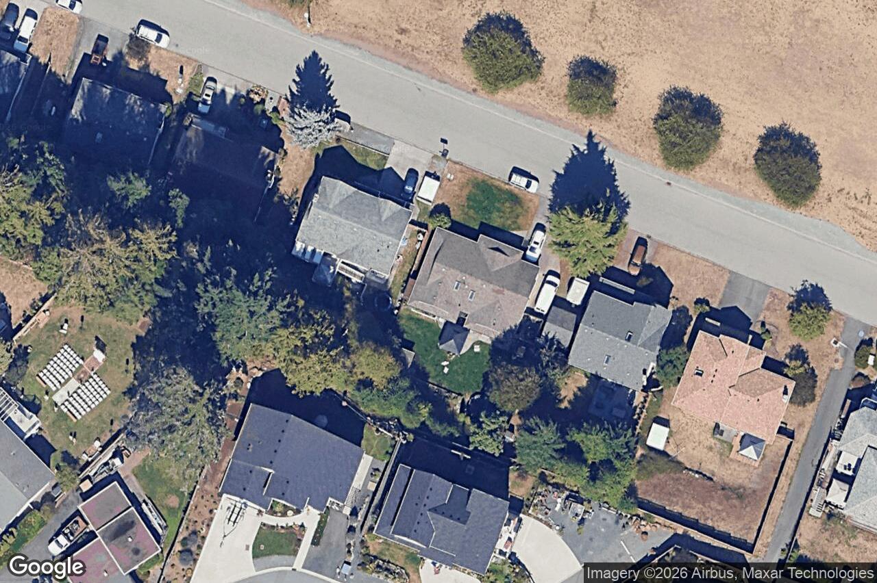 Aerial view of 755 Cecil Blogg Dr, Colwood