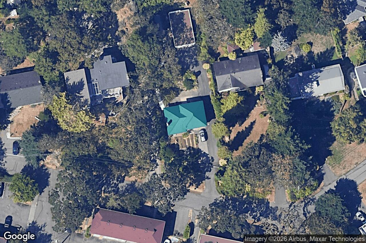 Aerial view of 628 Fernhill Rd, Esquimalt