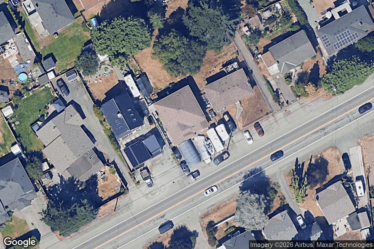 Aerial view of 2834 Sooke Rd, Langford
