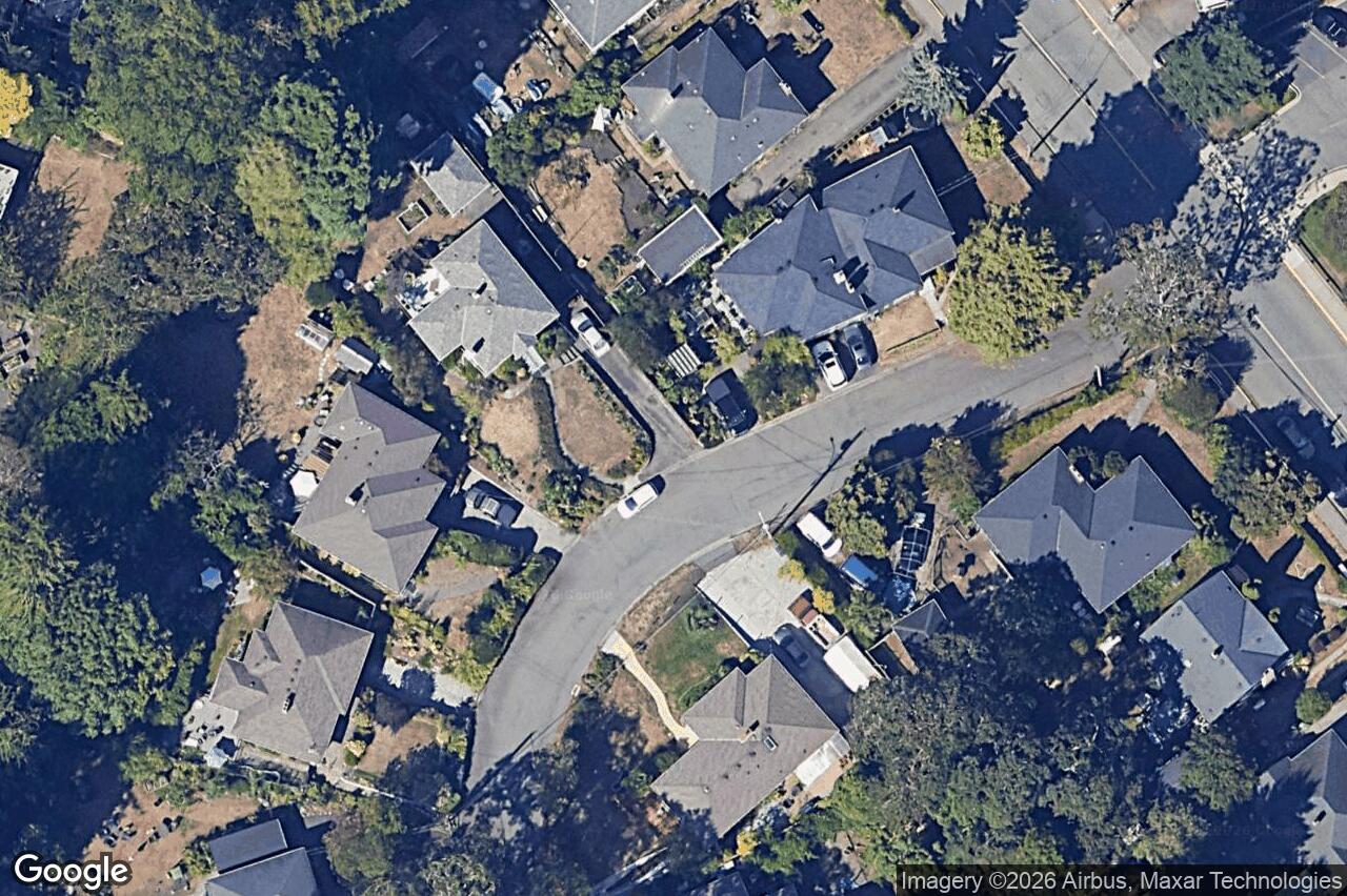 Aerial view of 628 Bryden Crt, Esquimalt