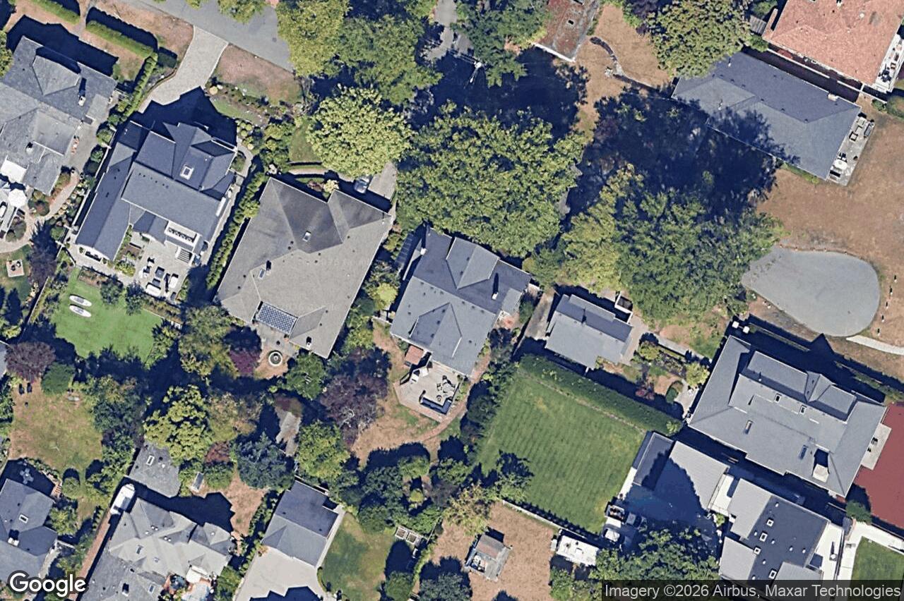 Aerial view of 2753 Cavendish Ave, Oak Bay