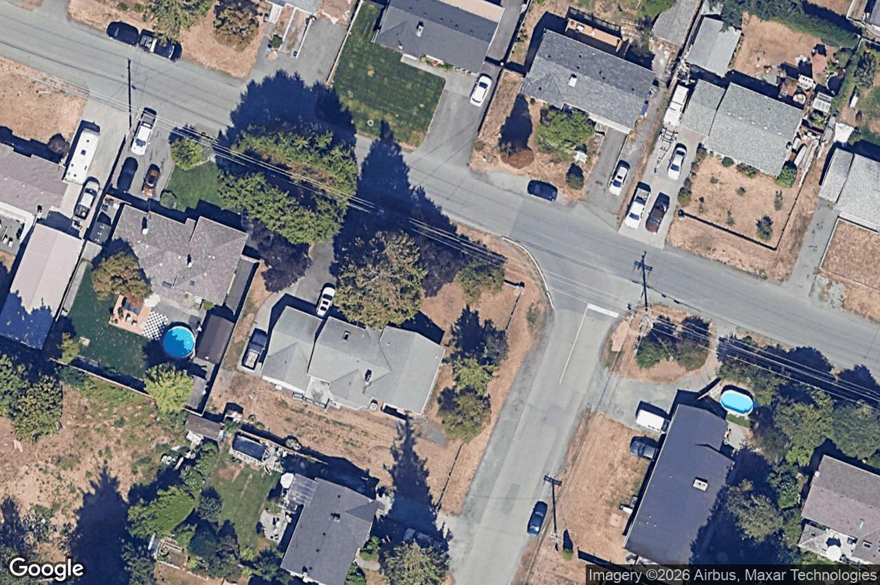 Aerial view of 569 Ridley Dr, Colwood
