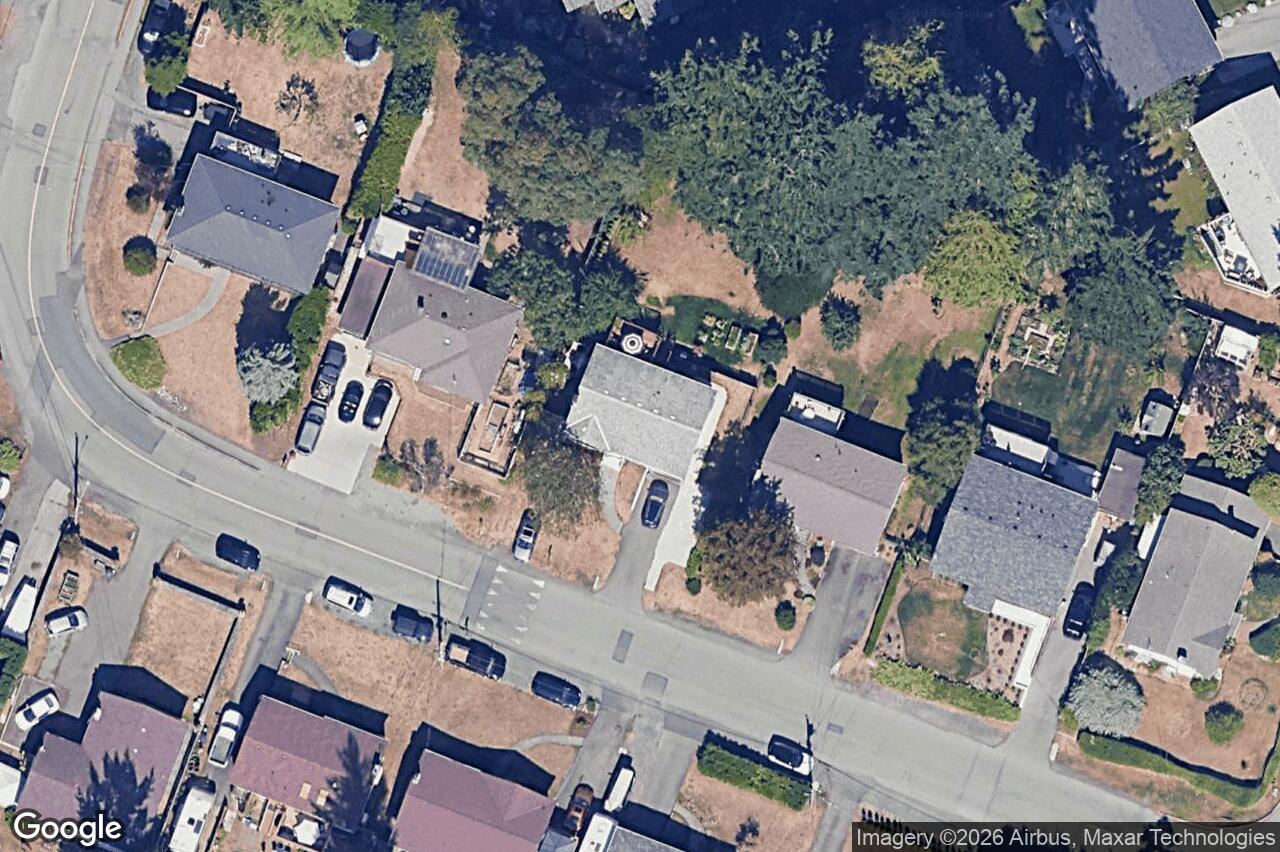 Aerial view of 550 Ledsham Rd, Colwood