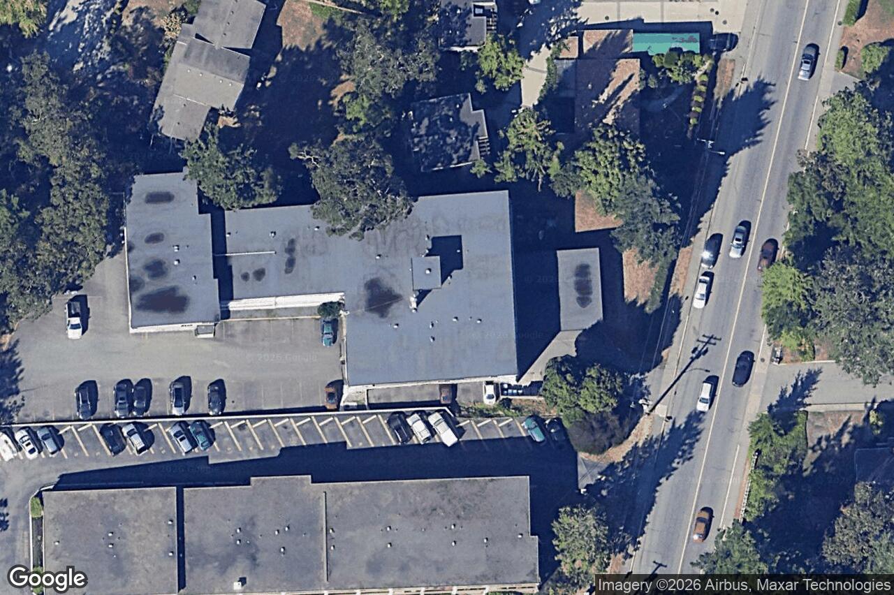 Aerial view of 742 Lampson St, Esquimalt