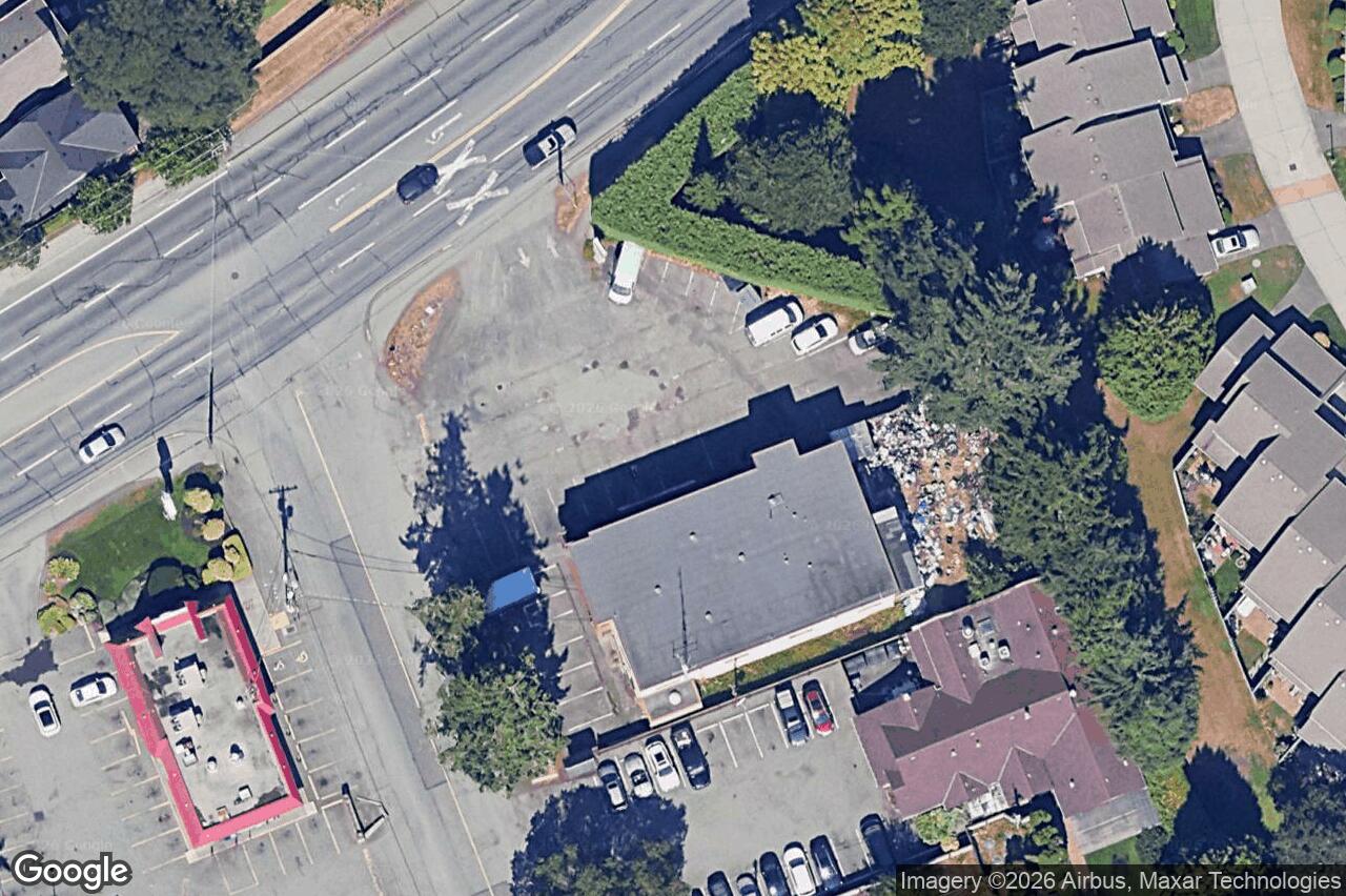 Aerial view of 2155 Sooke Rd, Colwood