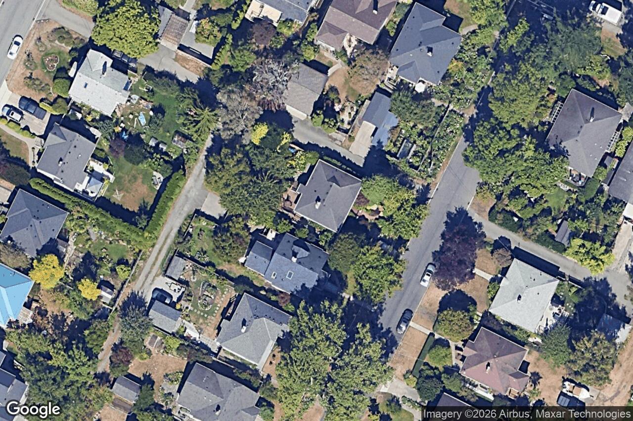 Aerial view of 2438 Lincoln Rd, Oak Bay