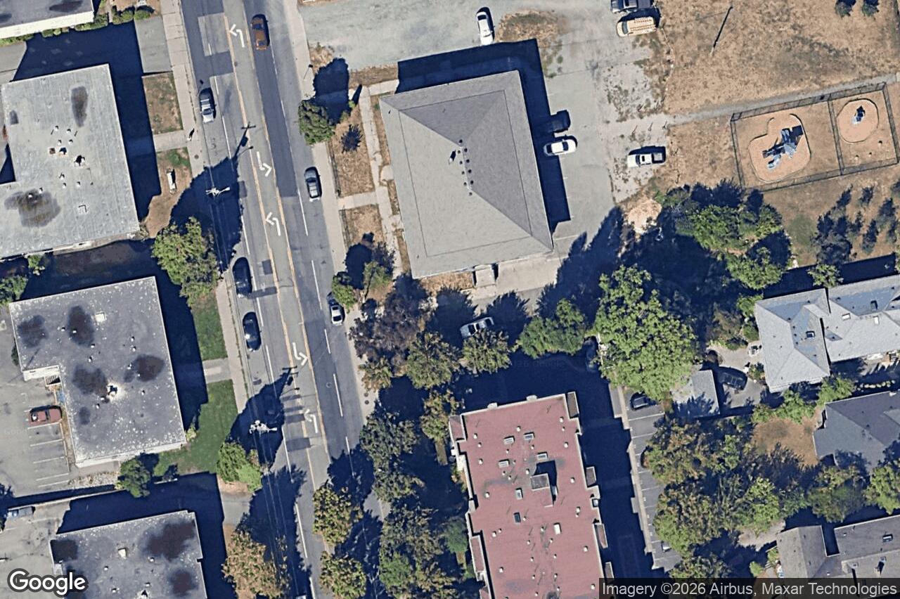Aerial view of 206 – 2527 Quadra St, Victoria
