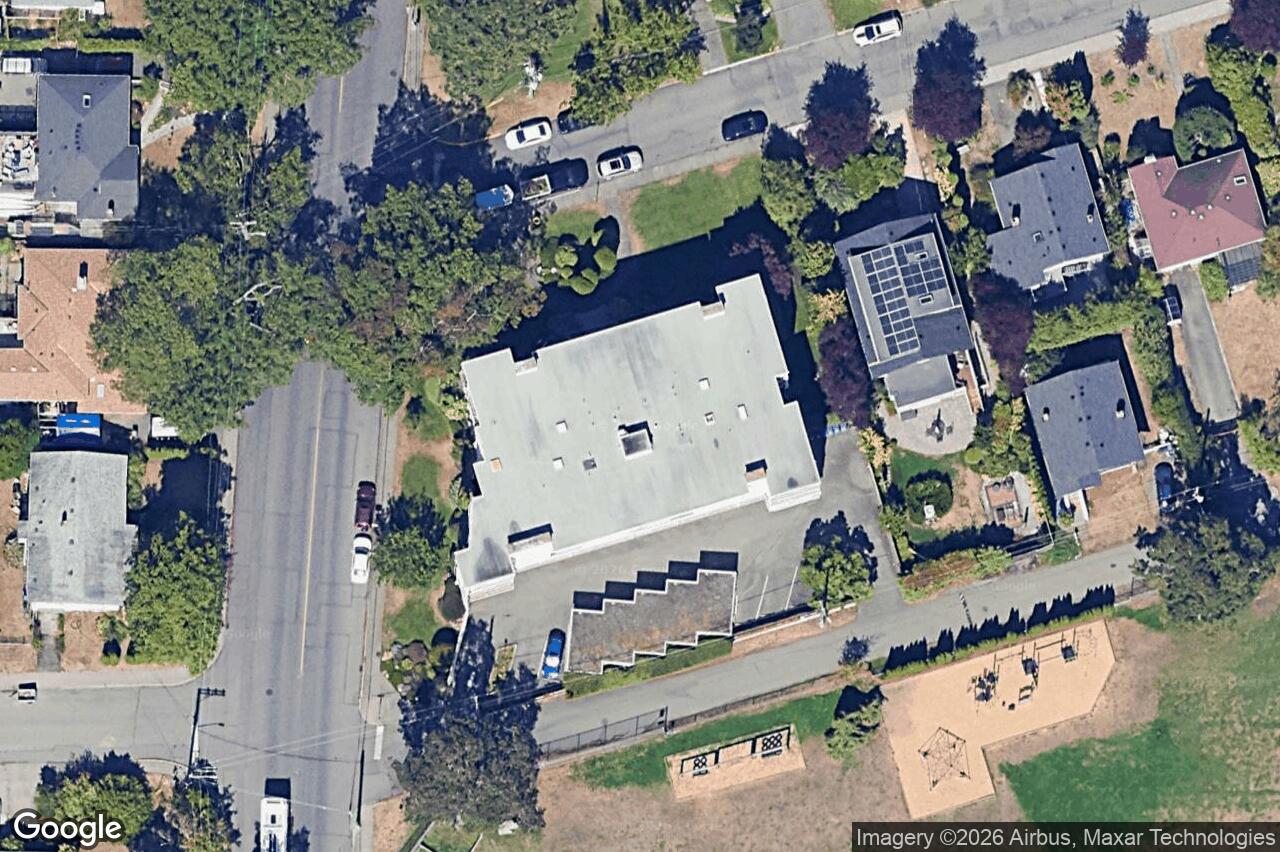 Aerial view of 103 – 2323 Hamiota St, Oak Bay