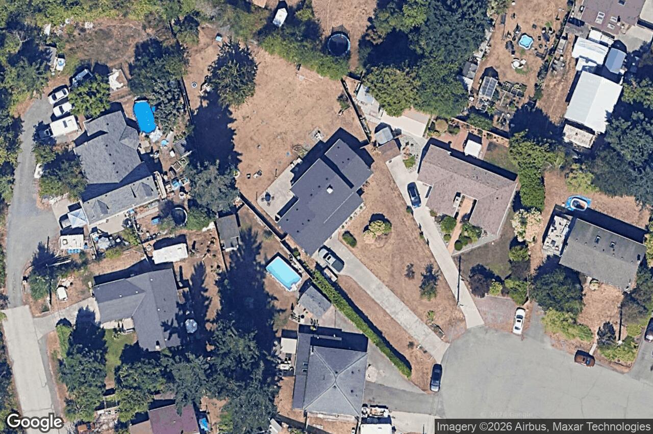 Aerial view of 728 Heaslip Pl, Colwood