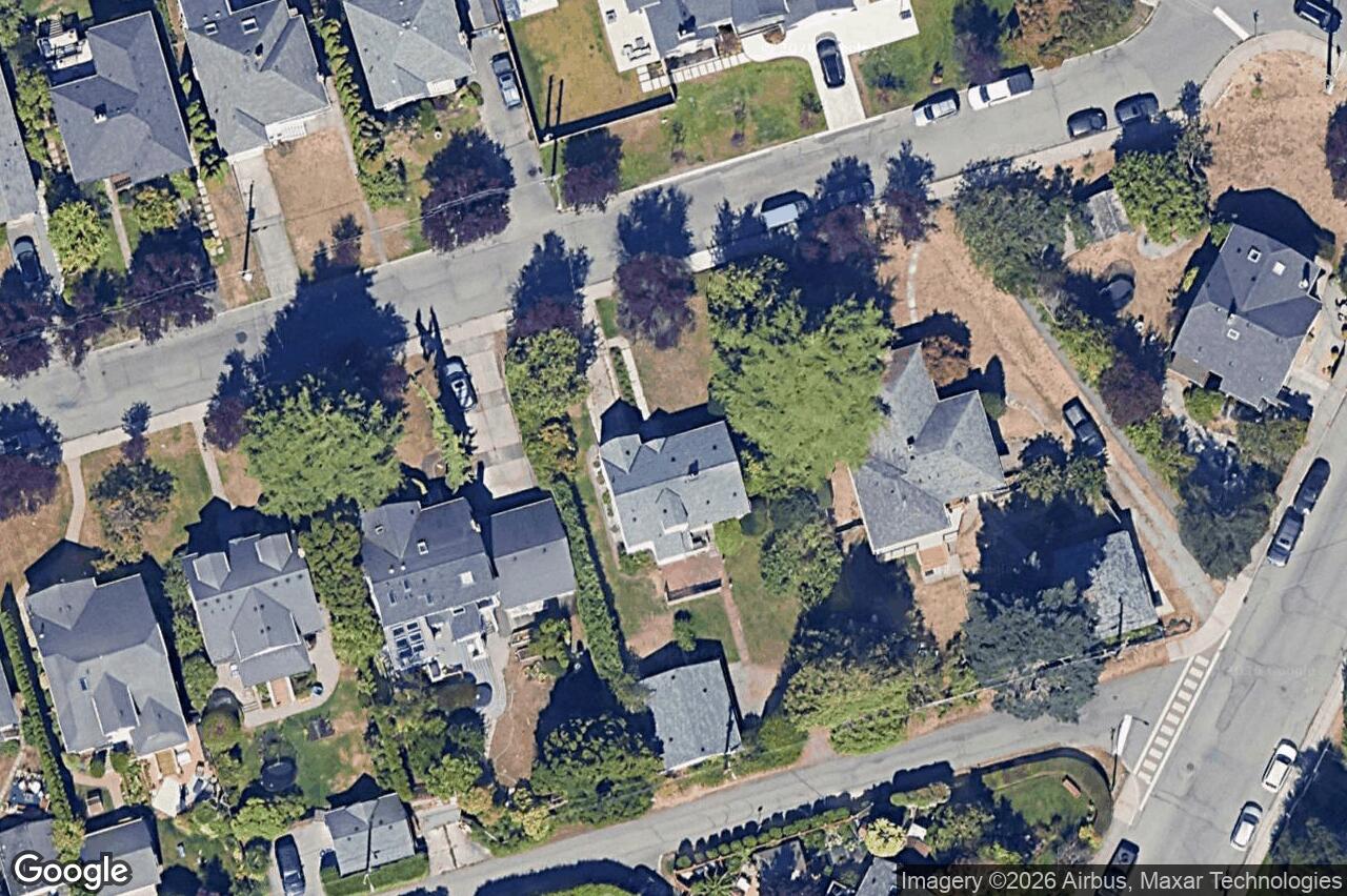Aerial view of 1 – 2455 Hamiota St, Oak Bay