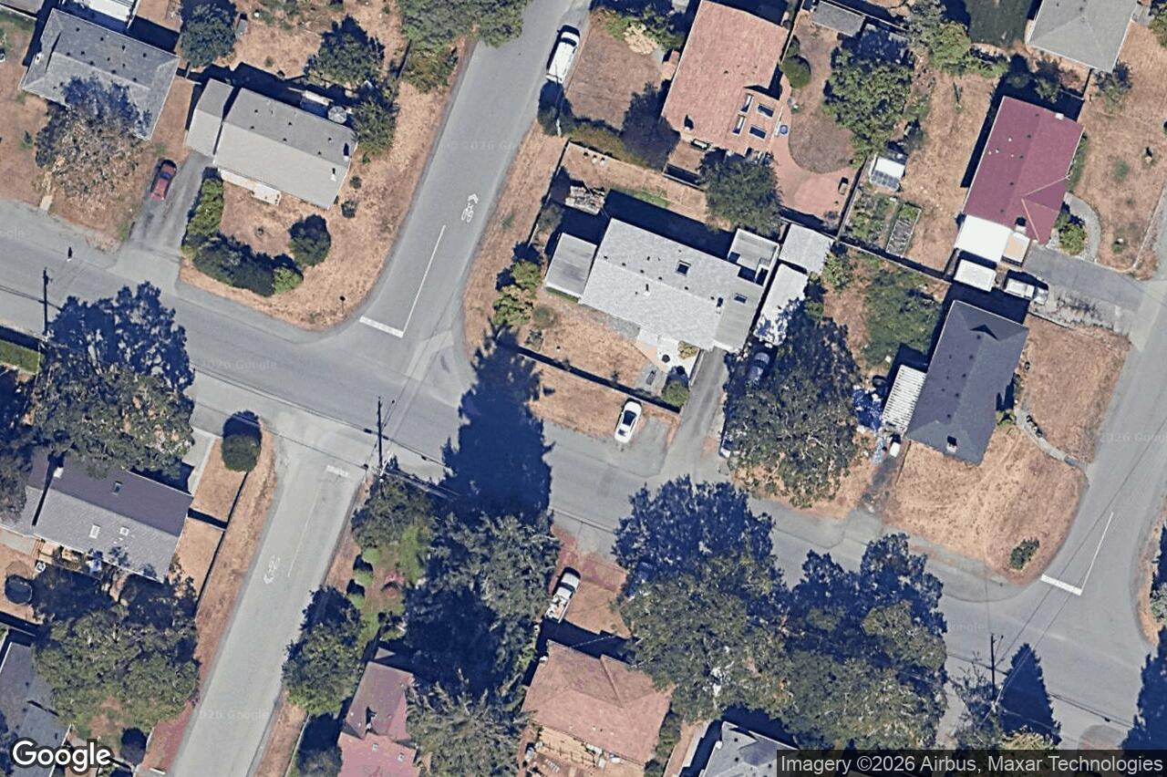 Aerial view of 628 Mount View Ave, Colwood