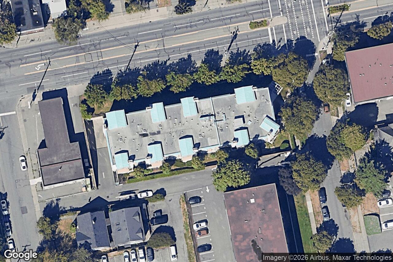 Aerial view of 201 – 1055 Hillside Ave, Victoria