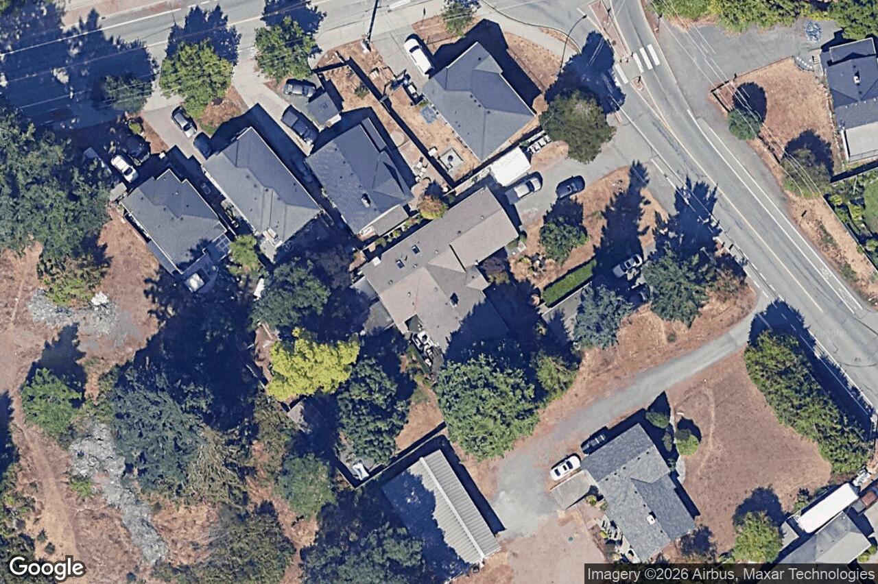 Aerial view of 3104 Glen Lake Rd, Langford
