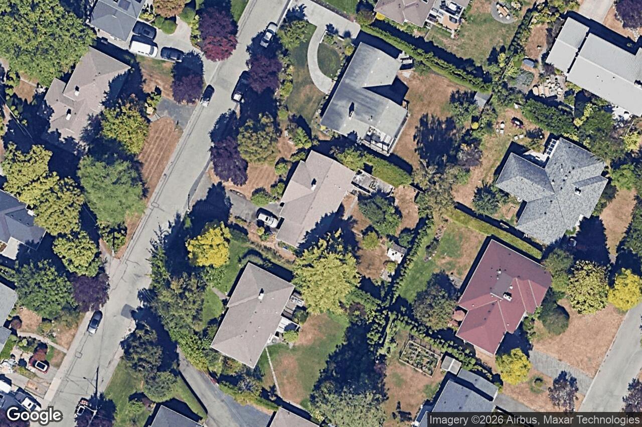 Aerial view of 2807 Dunlevy St, Oak Bay