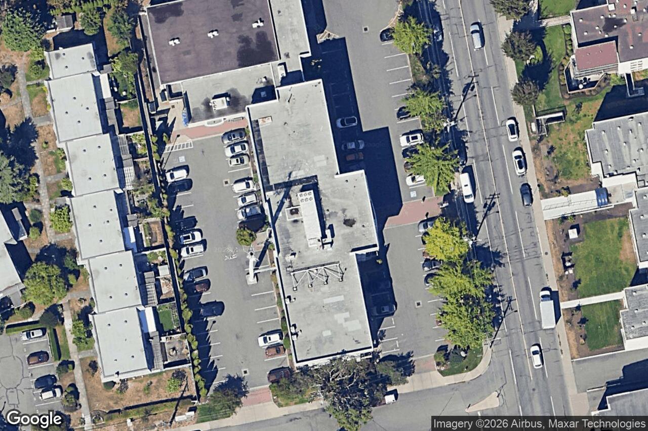 Aerial view of 101 – 2750 Quadra St, Victoria