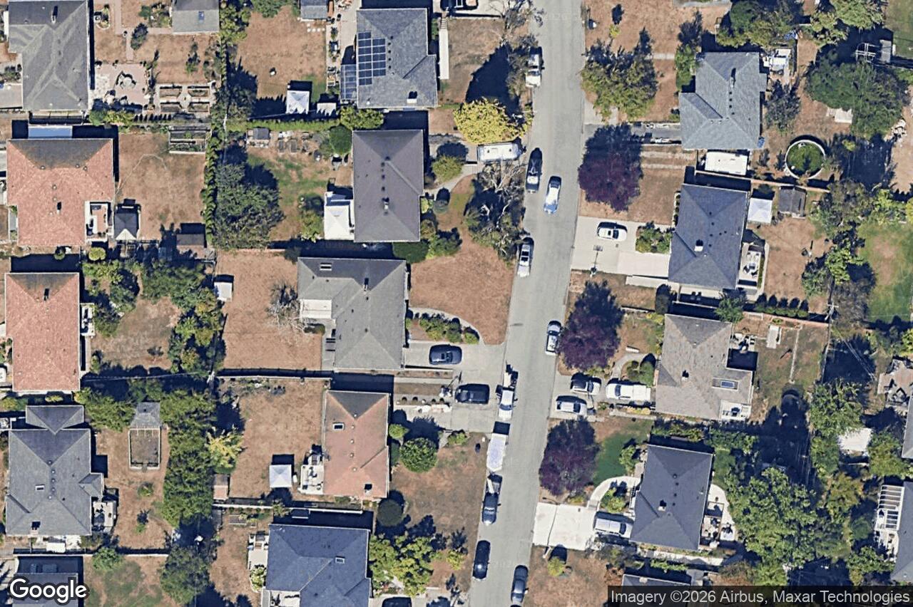 Aerial view of 2930 Oriole St, Saanich