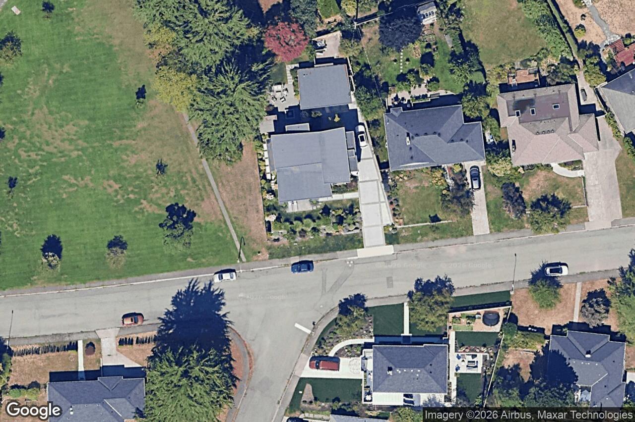 Aerial view of 2324 Middowne Rd, Oak Bay