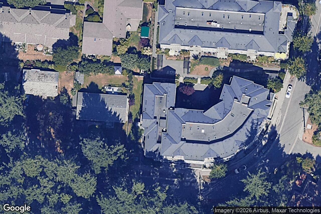 Aerial view of 106 – 611 Goldstream Ave, Langford