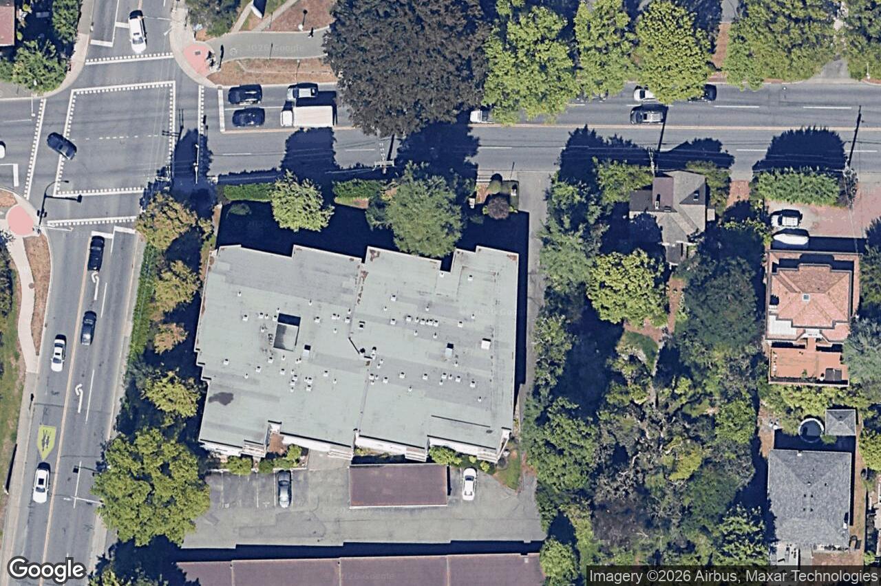 Aerial view of 201 – 1875 Lansdowne Rd, Saanich