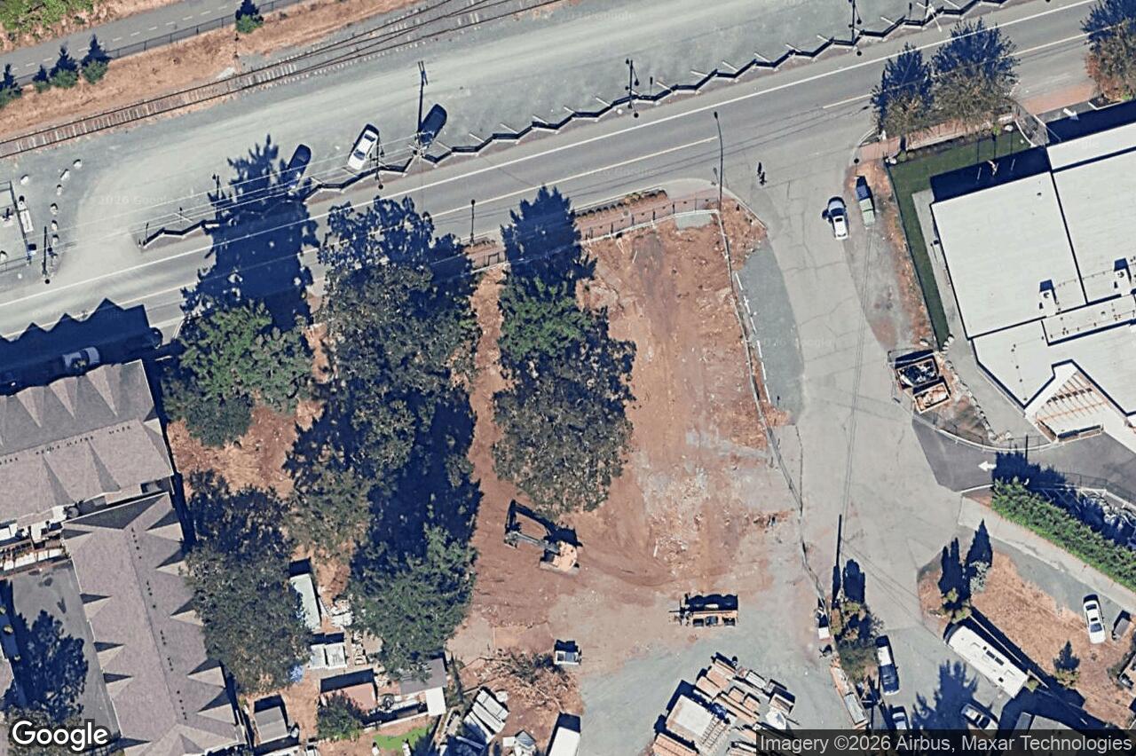 Aerial view of 611 – 777 Station Ave, Langford