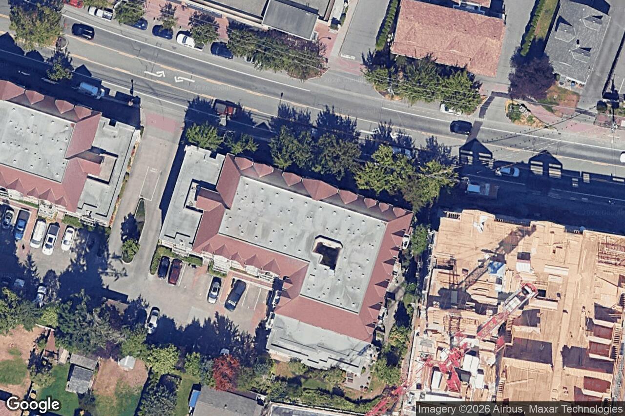 Aerial view of 102 – 655 Goldstream Ave, Langford