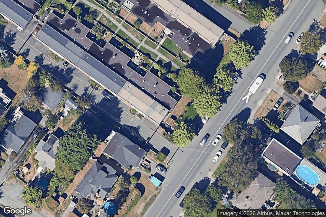 Aerial view of 23 – 3060 Harriet Rd, Saanich