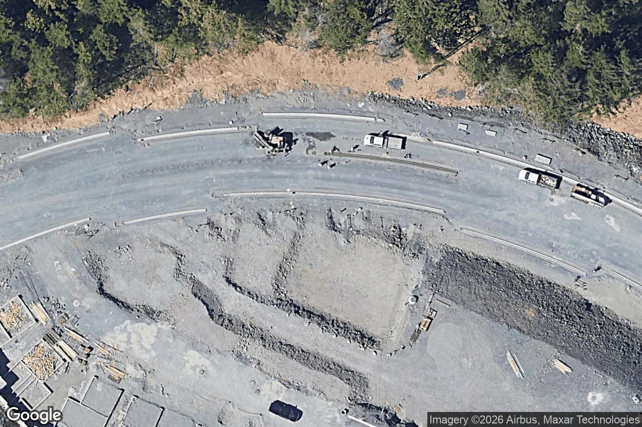 Aerial view of 3023 Constellation Ave, Langford