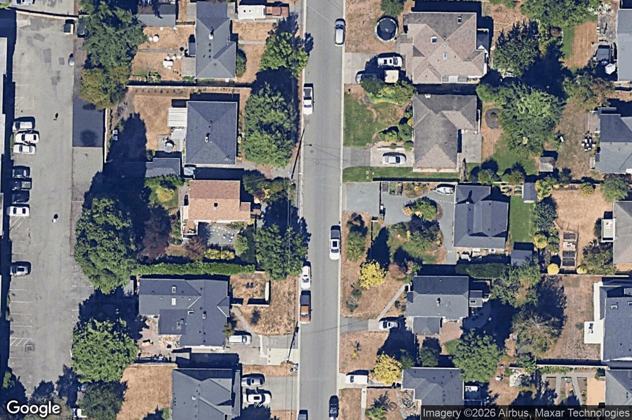 Aerial view of 3130 Kingsley St, Saanich