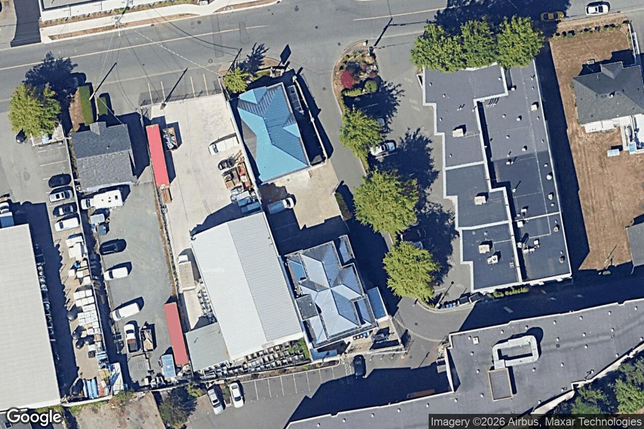 Aerial view of 495 Dupplin Rd, Saanich