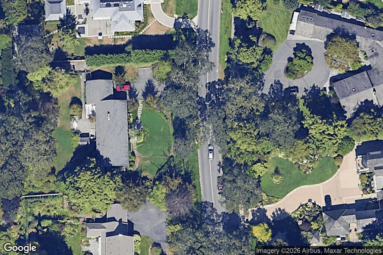 Aerial view of 3240 Beach Dr, Oak Bay