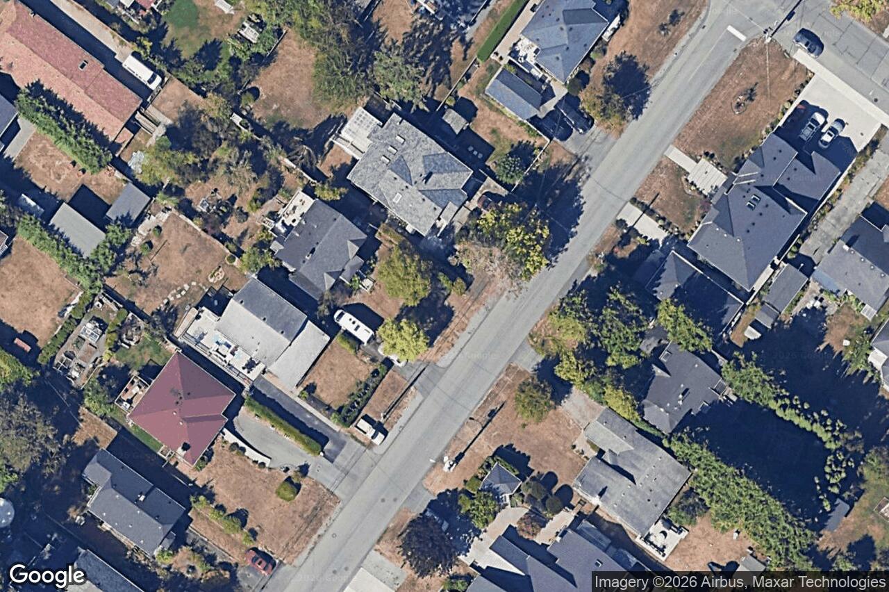 Aerial view of 2960 Donald St, Saanich