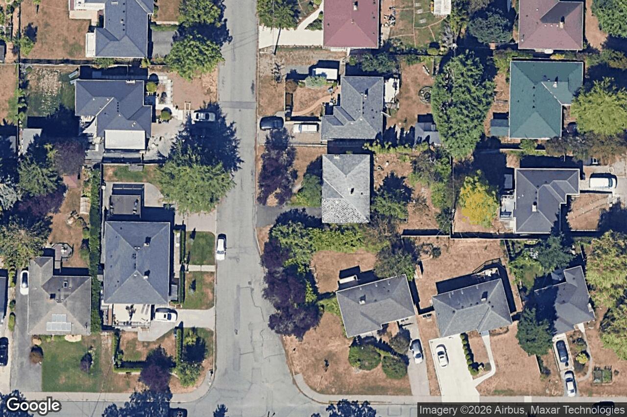 Aerial view of 3205 Aldridge St, Saanich