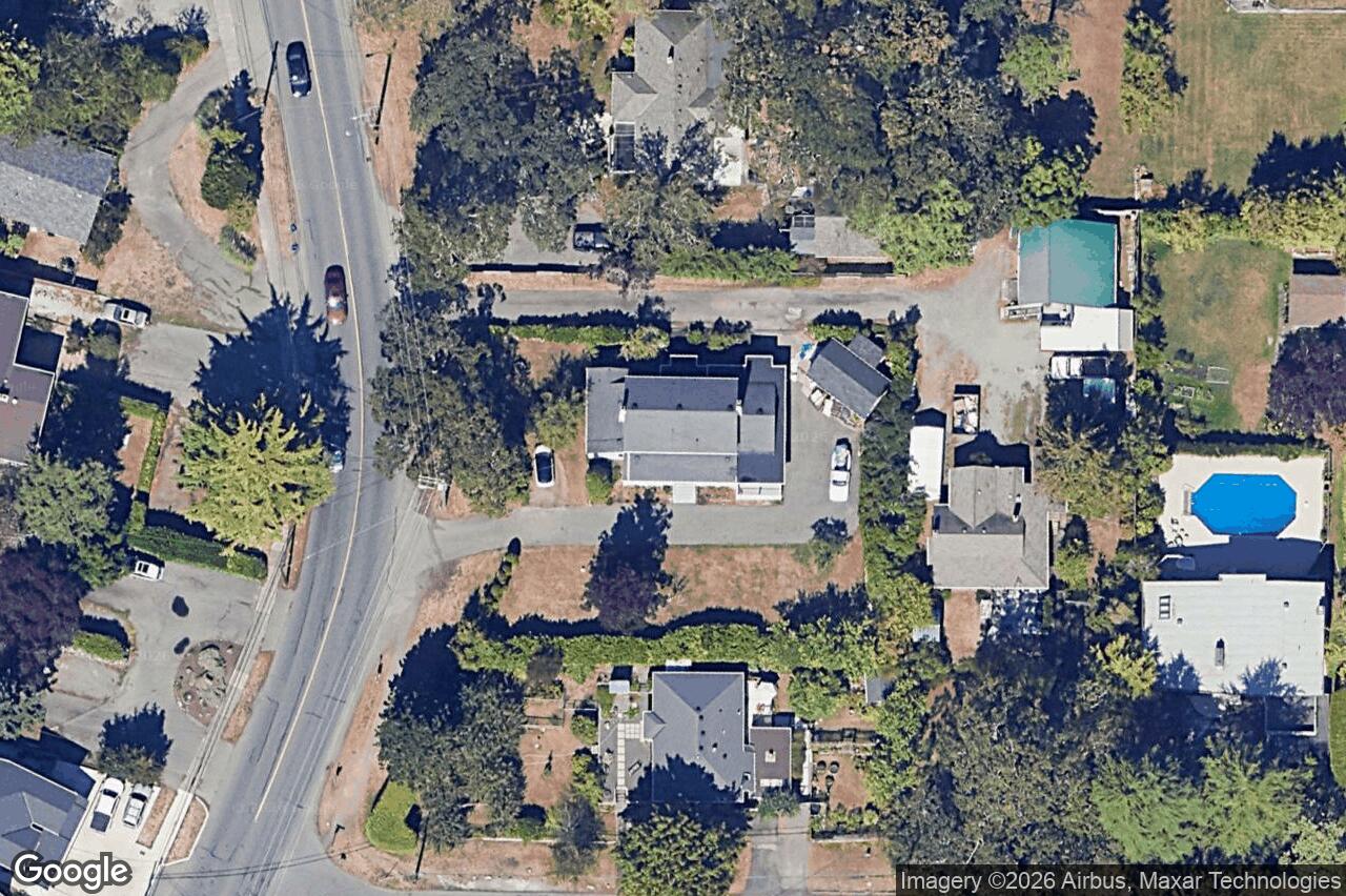 Aerial view of 3311 Richmond Rd, Saanich
