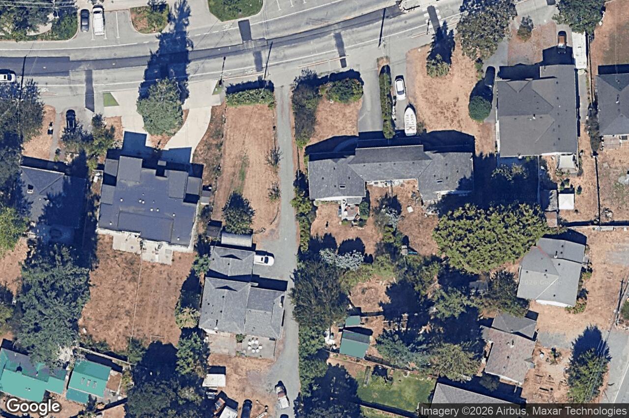 Aerial view of 1033 Goldstream Ave, Langford