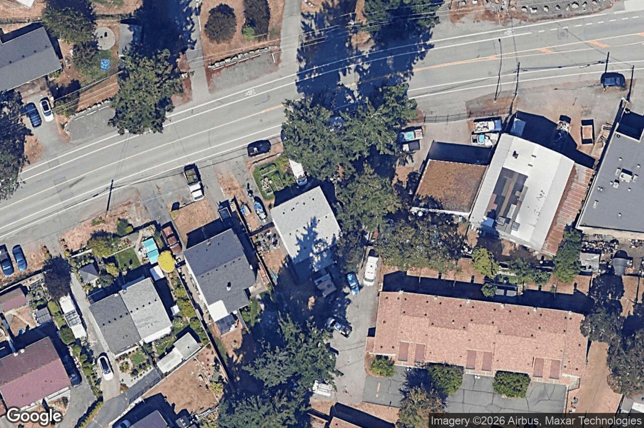 Aerial view of 1117 Goldstream Ave, Langford