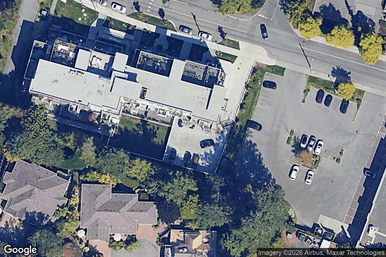 Aerial view of 207 – 1450 Glentana Rd, View Royal