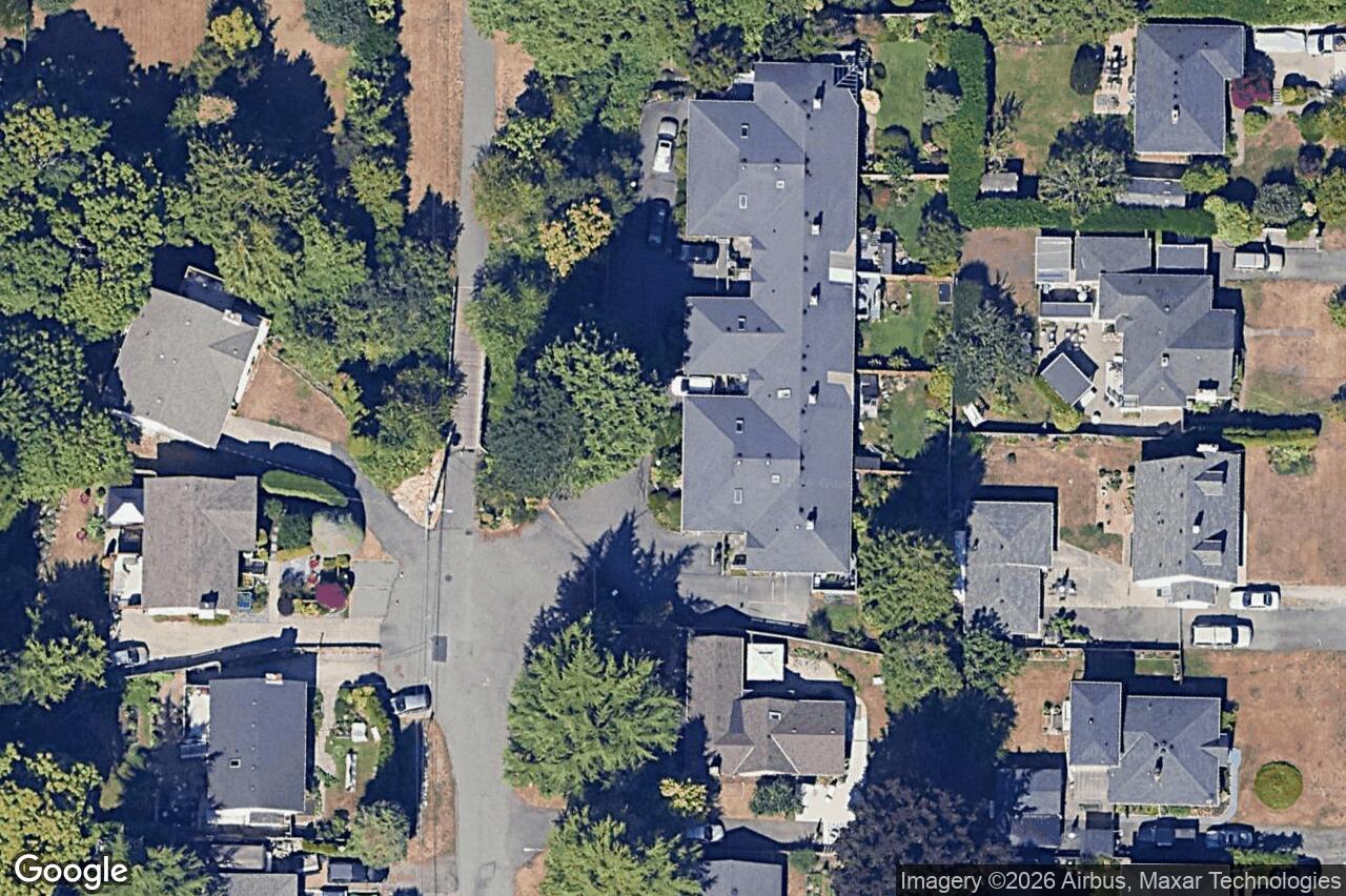 Aerial view of 4 – 3221 Wordsworth St, Saanich